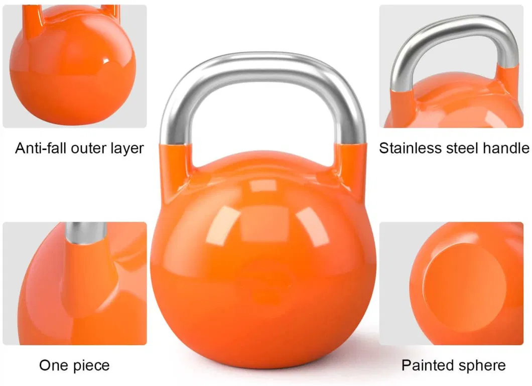 Colored Power Training Steel Competition Kettlebell