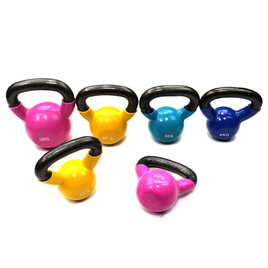 Hot Sells PVC-beschichtete Tauch-Kettlebells