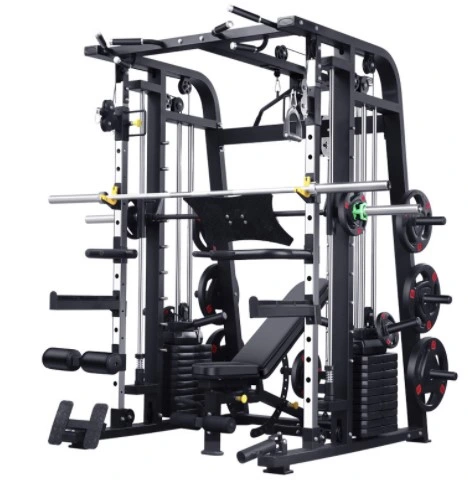 Multifunktionales Smith Machine Gym Squat Rack für Heimübungen