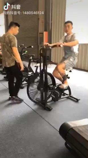 Kommerzielles Luftfahrrad mit einstellbarem Widerstand für den Einsatz im Fitnessstudio oder zu Hause