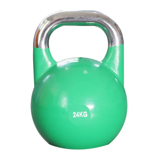 China Günstiger Preis Farbe Pulverlackiertes Gusseisen Fitnessstudio Kraftgeräte Multifunktionale Fitness-Kettlebell